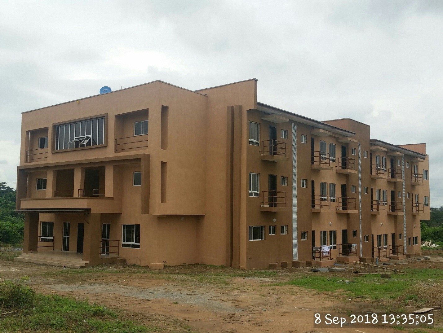 Construction of post graduate hostel